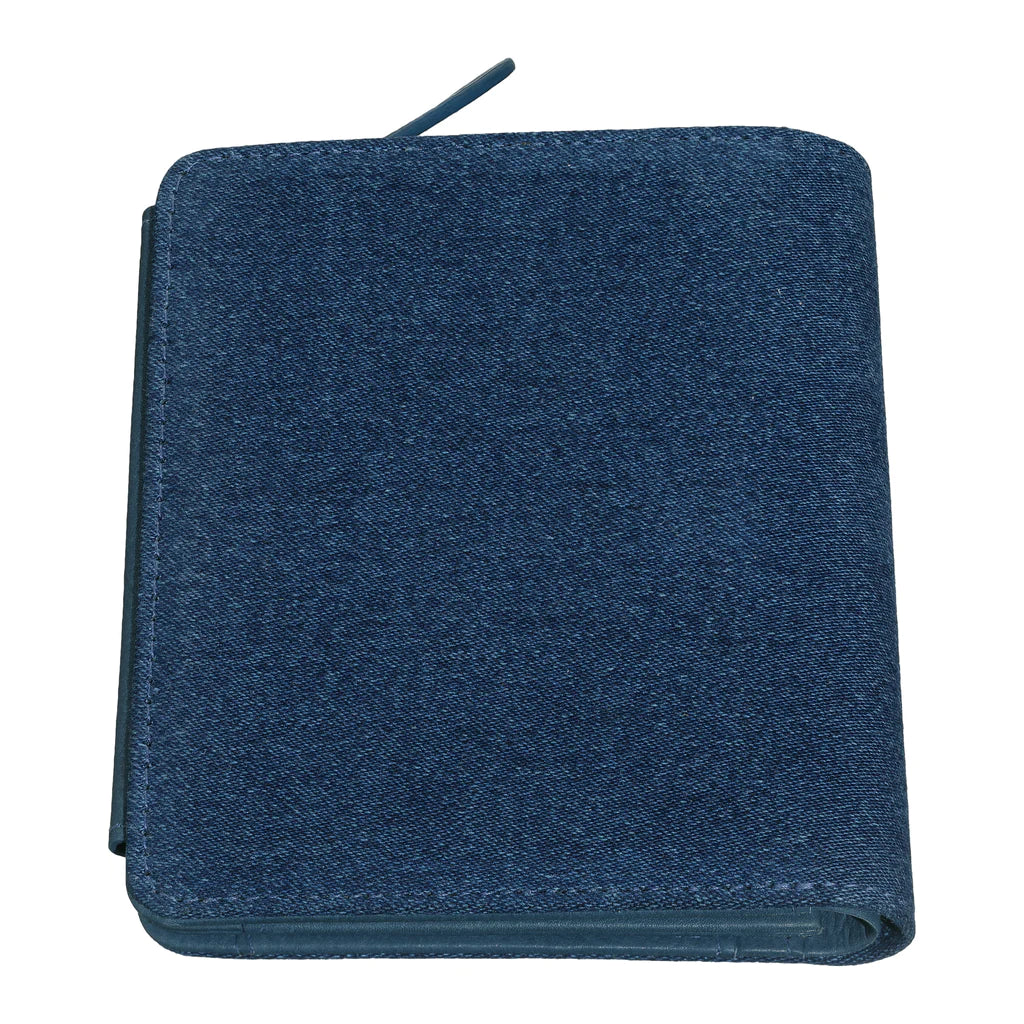 Ladies Wallet Denim Calf Antique