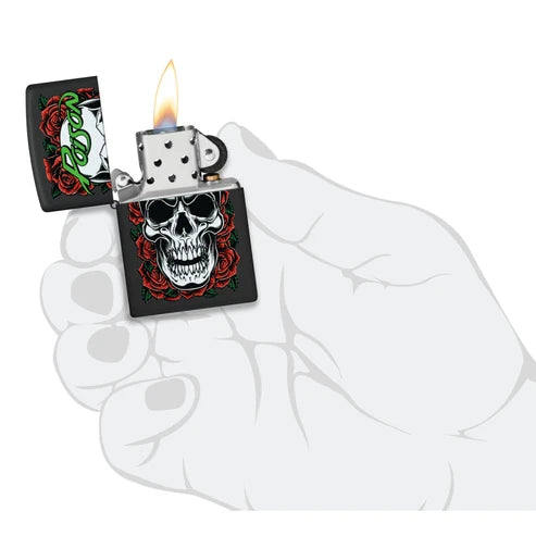 Poison Skull and Roses Design