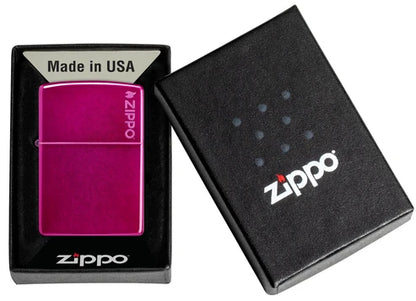 Classic Candy Raspberry Zippo Logo