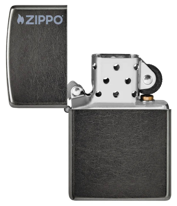 Classic Gray Zippo Logo