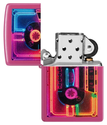 Neon Cassette Design