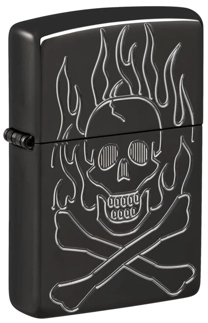 Flaming Skull Design
