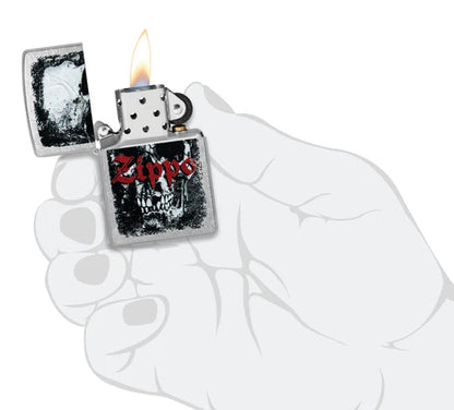 Zippo Skull Design
