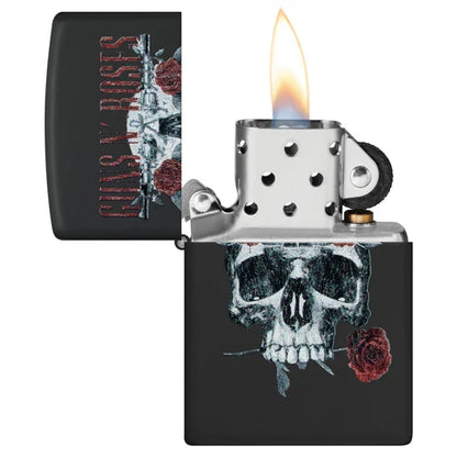 Guns N' Roses Flower Skull Design