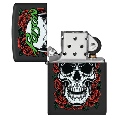 Poison Skull and Roses Design