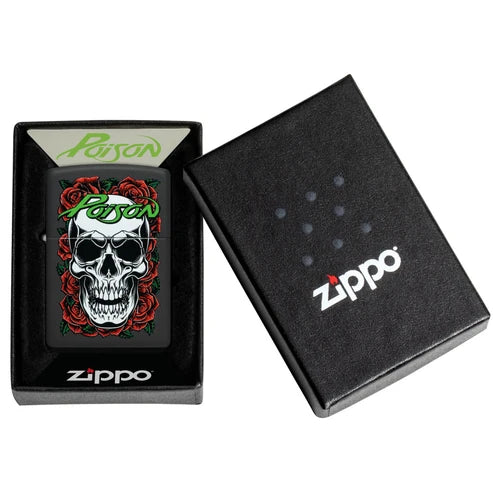 Poison Skull and Roses Design