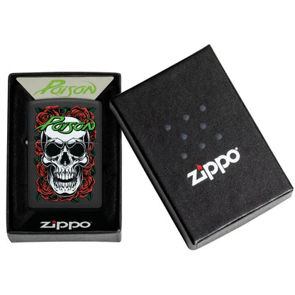 Poison Skull and Roses Design