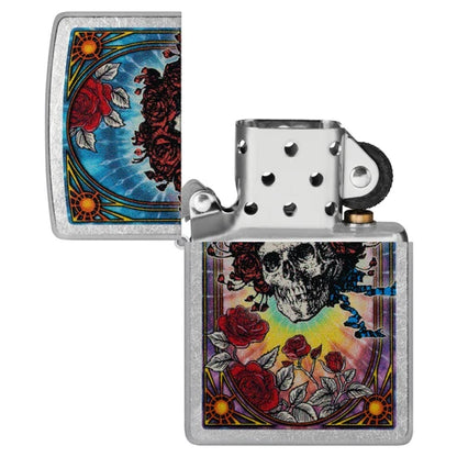 Grateful Dead Skull and Roses Design