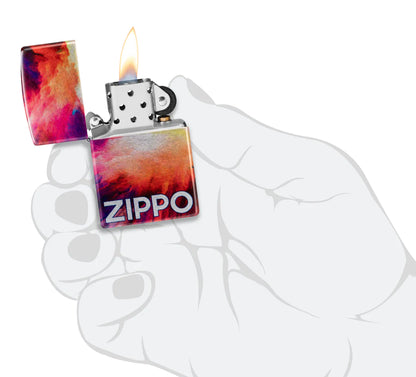 Tie Dye Zippo Design