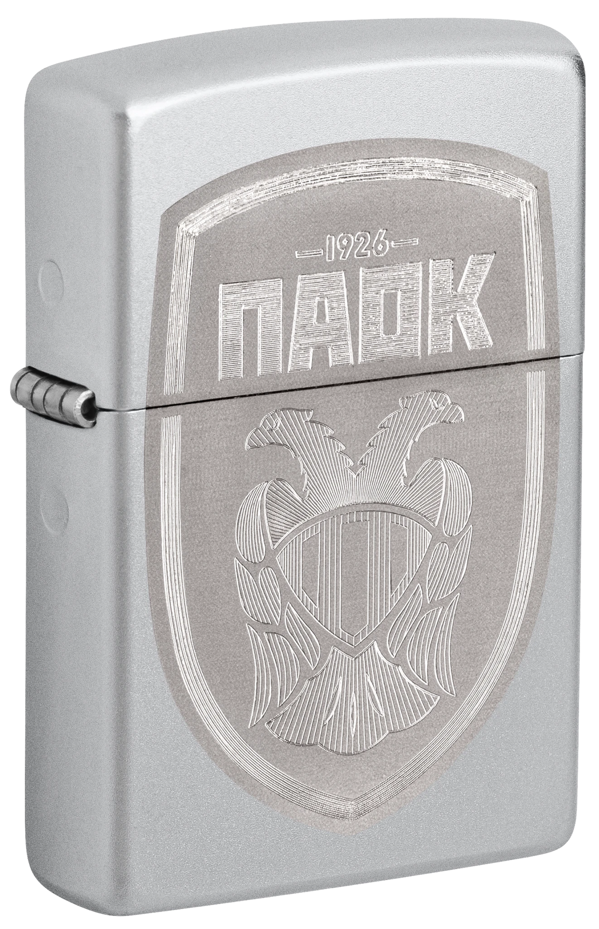 PAOK Sheild Laser Zippo