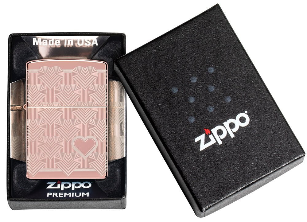 Heart Design Zippo