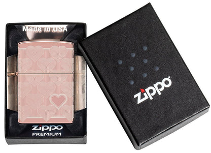 Heart Design Zippo