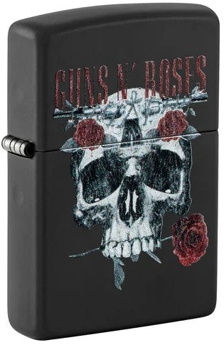 Guns N' Roses Flower Skull Design