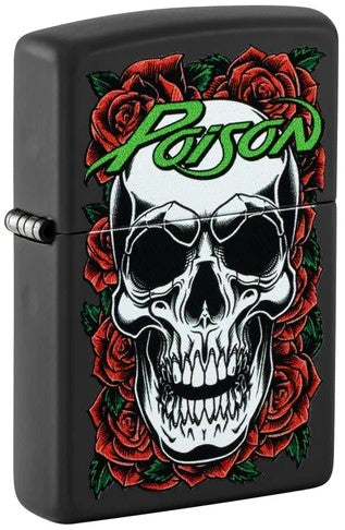 Poison Skull and Roses Design