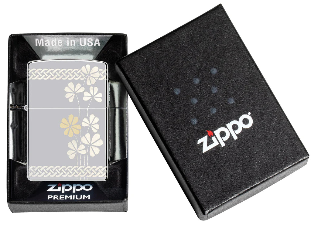 Clover Design Zippo