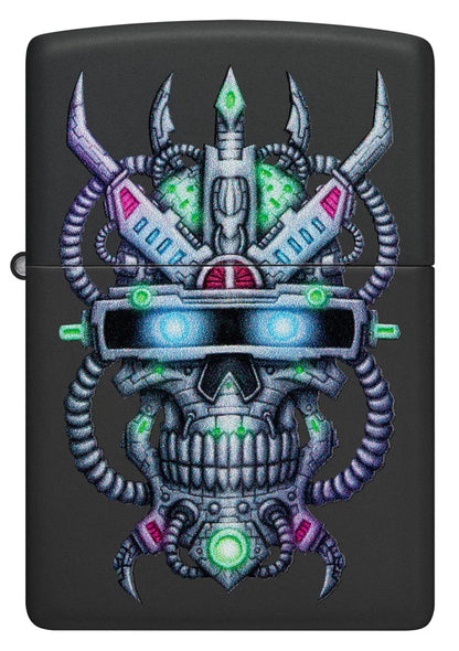Cyber Skull Design Zippo